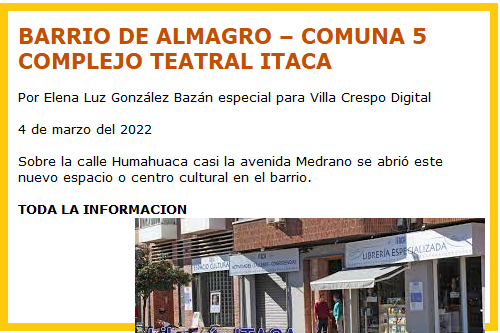 CENTRO ITACA ALMAGRO